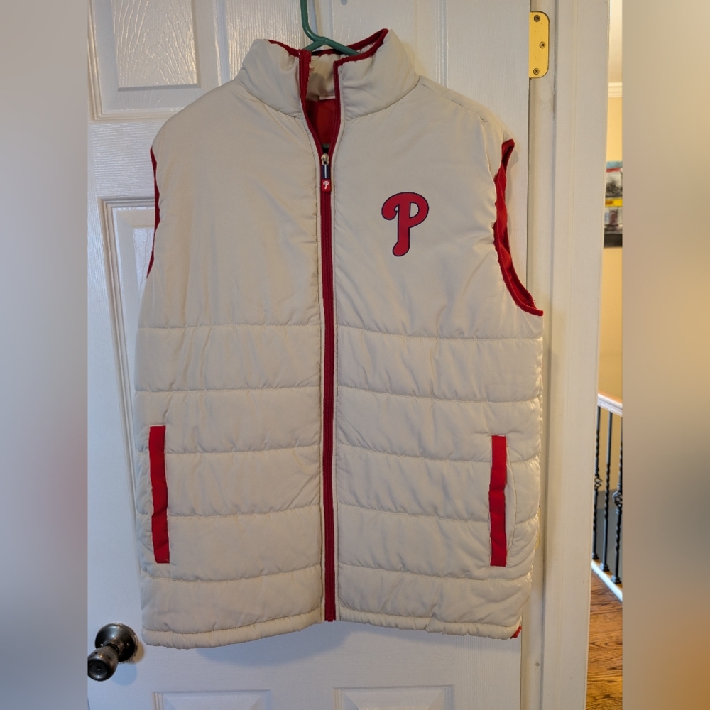 Philadelphia Phillies Puffer Vest Women's XL